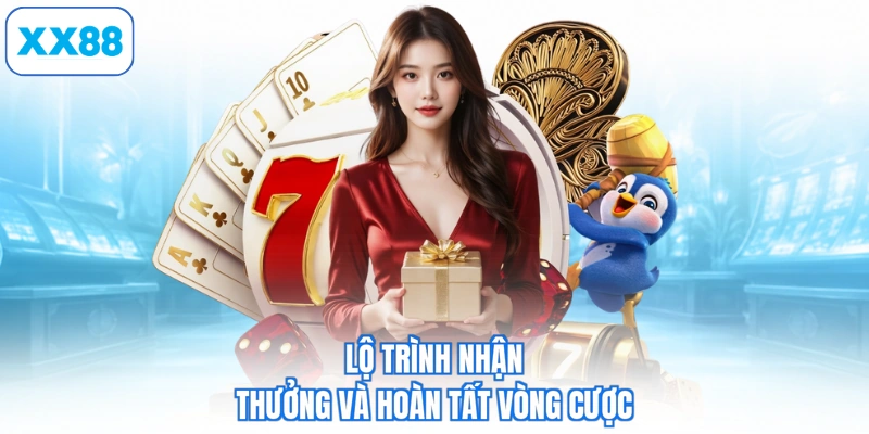 Lộ trình nhận thưởng và hoàn tất vòng cược